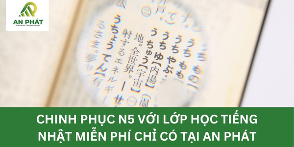 Chinh phục N5 với lớp học tiếng Nhật miễn phí chỉ có tại Du học An Phát